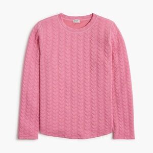 BNWT J. Crew Soft Pink Knit Pullover. Size M.
